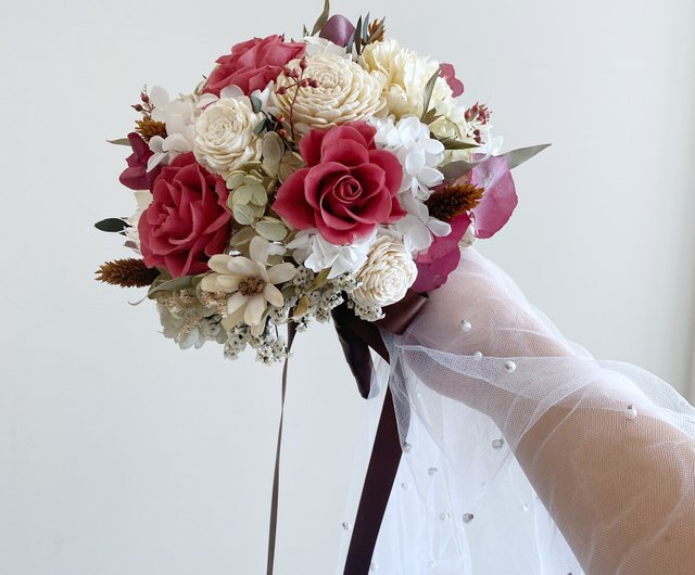 1度きりの使用　ドライフラワーブーケ　フルオーダーメイド オーダーメイドドライフラワーブーケ 結婚式 ブーケ | トキハナ