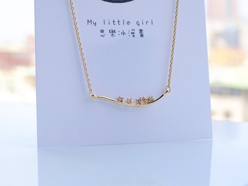 my little girl necklace - Necklaces - Other Metals Yellow