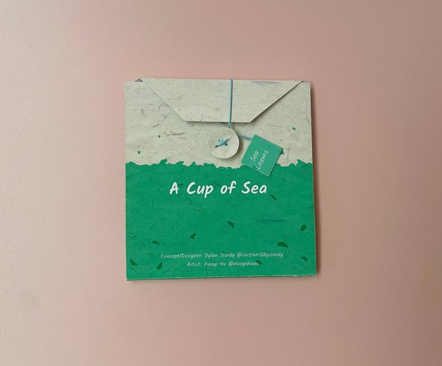 アーティストブック/A Cup of Sea/手作り立体ZINE/癒しの