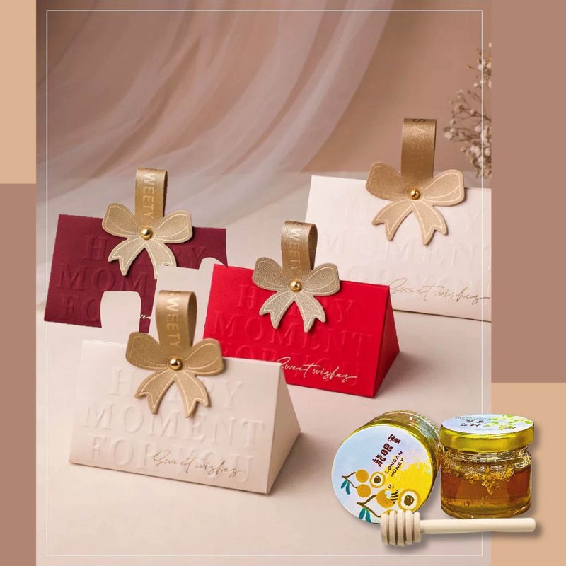蜂蜜心意小禮盒 最佳伴手禮 新年/端午/中秋禮盒 聖誕節 教師禮 - 蜂蜜/黑糖 - 其他材質 粉紅色
