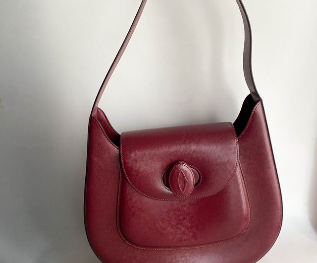 中古バッグ カルティエ Cartier│ヴィンテージ│アンティークバッグ│ショルダーバッグ│ハンドバッグ - ショップ Bag Surgeon  ショルダーバッグ - Pinkoi