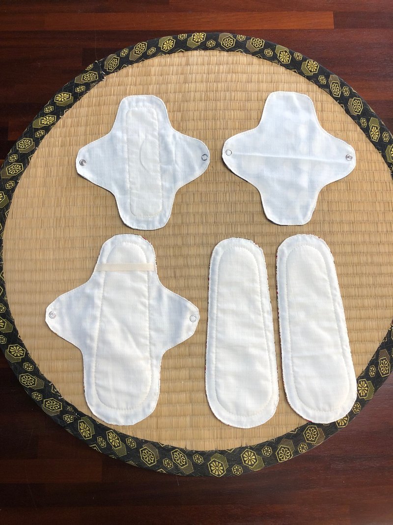 Cloth sanitary napkin novice trial group - Feminine Products - Cotton & Hemp White