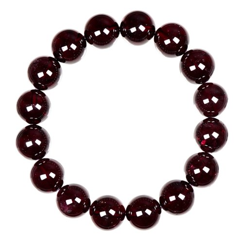 正佳珠寶 Gemsrich Jewelry 【正佳珠寶】石榴石 頂級紫牙烏 12.8-13.3mm 紫牙烏石榴石手珠