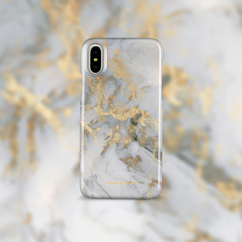 polar polar 大理石雾纹 iphone/三星/华为 单层轻巧手机壳