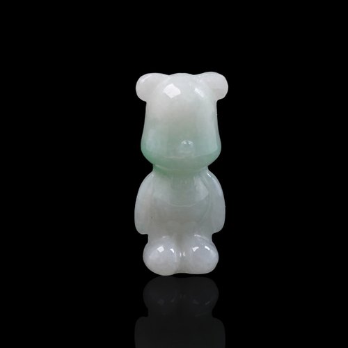 瓔珞珠寶盒 E.L.Jewelry Box 飄綠翡翠熊熊 | 天然緬甸玉A貨翡翠 | 送禮