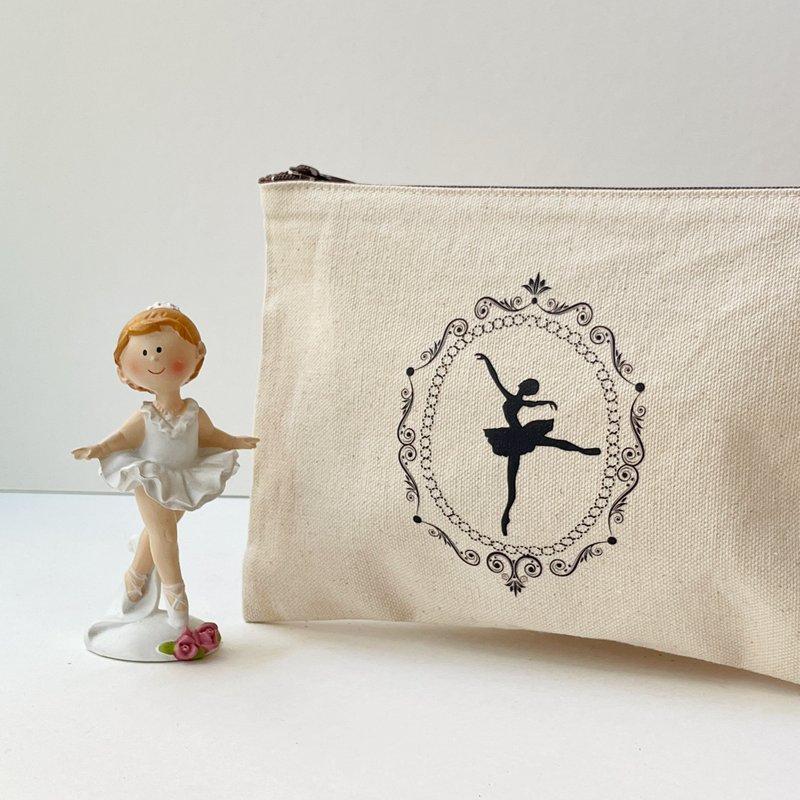 Universal dance bag/storage bag/zipper bag/adult ballet-DANCE - กระเป๋าเครื่องสำอาง - ผ้าฝ้าย/ผ้าลินิน หลากหลายสี