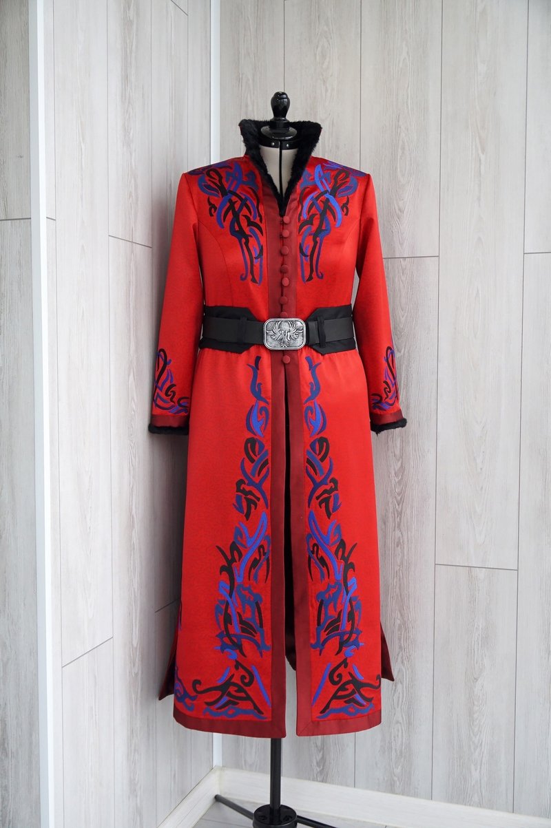 Genya Safin red kefta - Shadow and Bone season 2 cosplay - Overalls & Jumpsuits - Other Materials Red