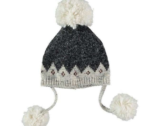 BUHO Tibetan style big hairy ball boy hat 1~2 years old - Shop