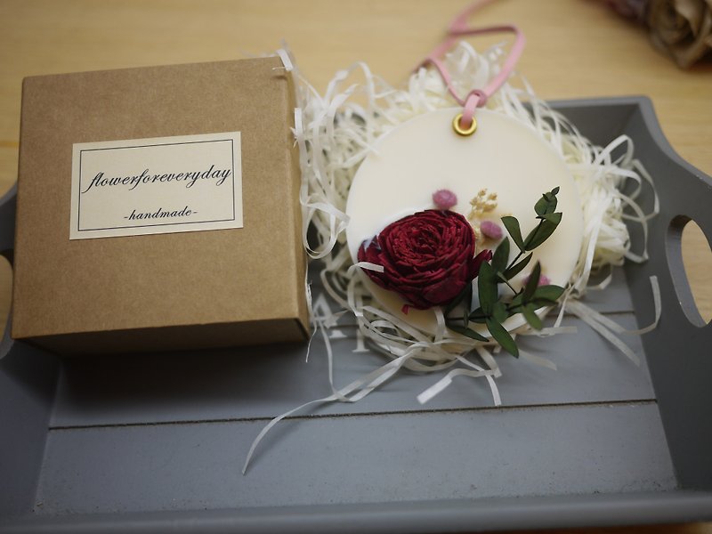 ♥ ♥ Flower daily soy wax fragrance diffuser fragrant roses brick / wax bar / Jasmine / Valentine's Day / birthday gift - Fragrances - Plants & Flowers White