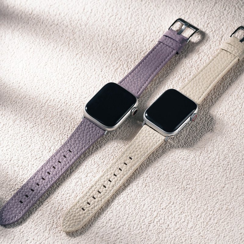 Apple watch - pebbled pattern collection strap - Watchbands - Genuine Leather 