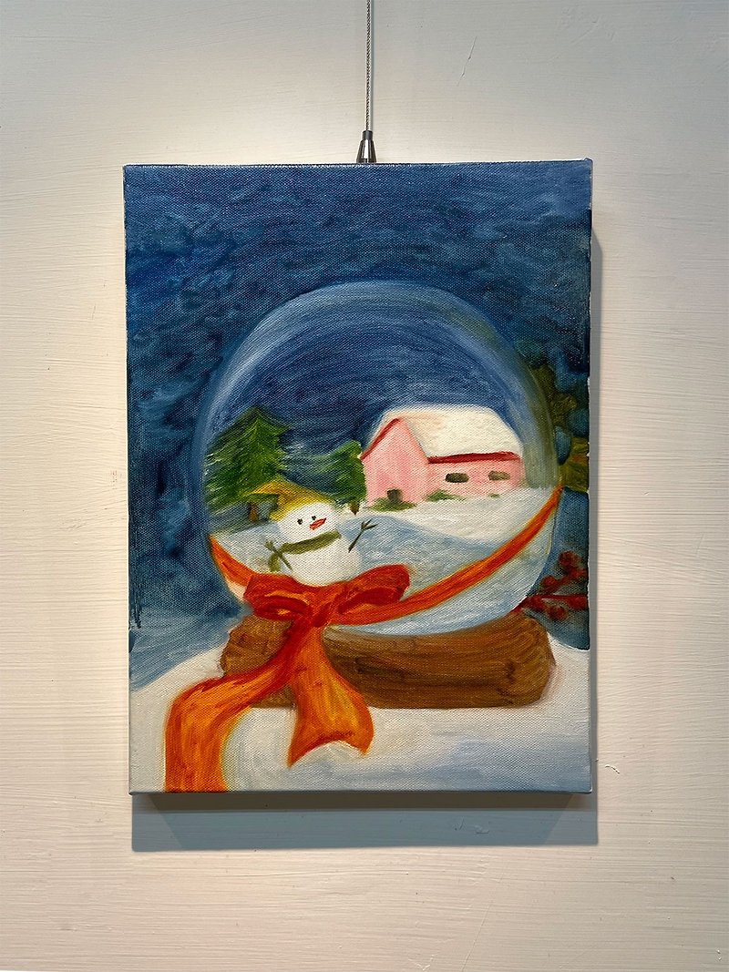 【聖誕禮物Christmas】聖誕油畫-B - 海報/掛畫/掛布 - 顏料 多色