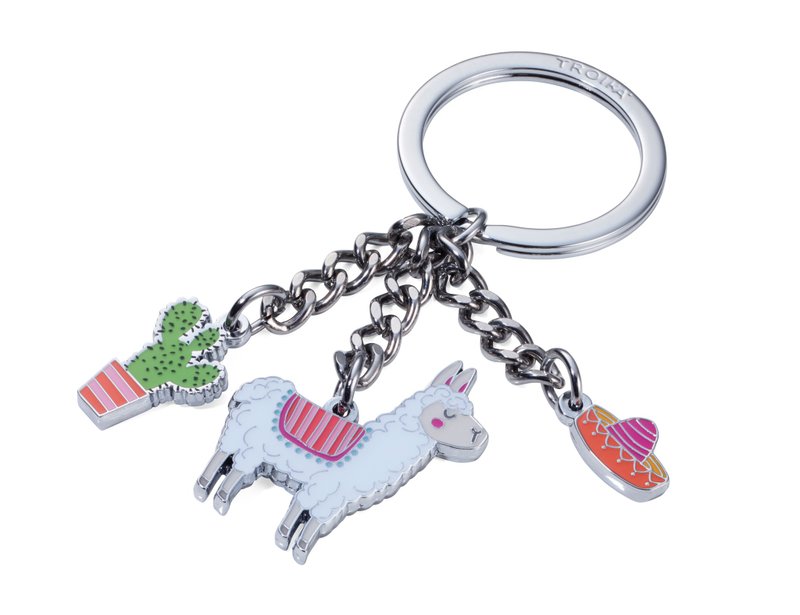 【客製化禮物】【客製化雷射刻印】羊駝鑰匙圈 - 鑰匙圈/鑰匙包 - 其他金屬 多色