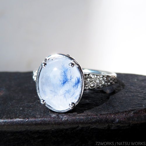 デュモルチェライトinクォーツ リング / Dumortierite in Quartz