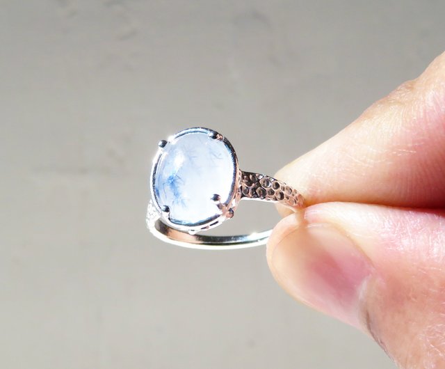 デュモルチェライトinクォーツ リング / Dumortierite in Quartz