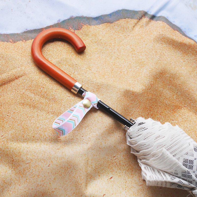 Umbrella Strap Pastel Chevron - Umbrellas & Rain Gear - Other Materials Multicolor