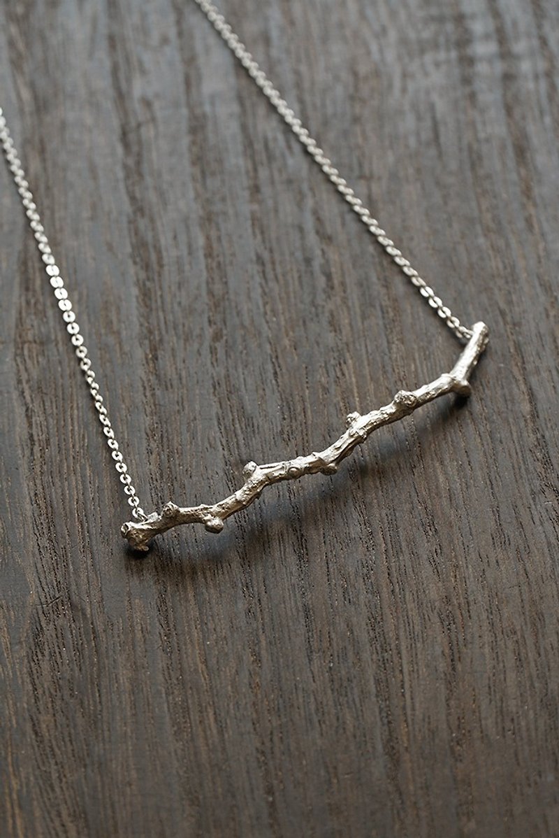 枝微末节_Forest Tree Branches Sterling Silver Necklace / Long Necklace - Long Necklaces - Sterling Silver Silver
