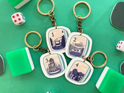 YOASOBI 香港限定 麻雀キーホルダー YOASOBI 香港限定 麻雀キーホルダー YOASOBI 香港限定 麻雀
