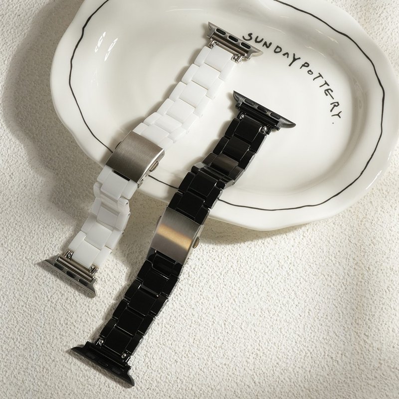 APPLE WATCH - 【Timeless Duo】手做水晶錶帶錶帶 - 錶帶 - 其他金屬 