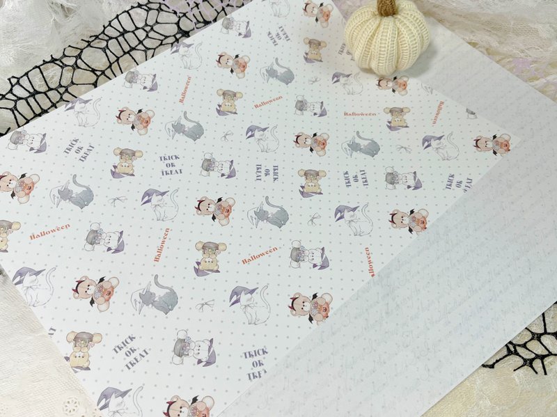 Halloween design paper - อื่นๆ - กระดาษ หลากหลายสี