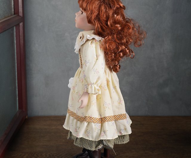 オランダのヴィンテージレッドセラミック人形/古い作品 - ショップ L&R 