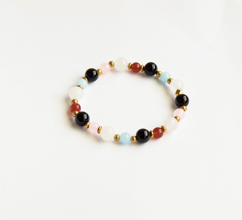 New Year's gift good luck small things flower see story - Bracelets - Gemstone 