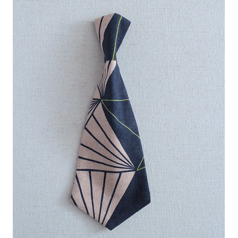 兒童造型領帶－日式線條 - 領呔/呔夾 - 棉．麻 