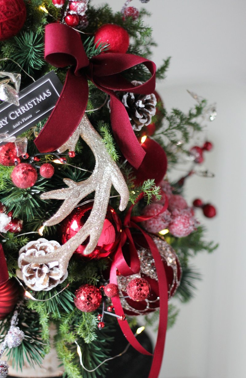 雪松聖誕樹 / 升級成【紅色聖誕】【金色禮讚】裝飾品 - 盆栽/植栽 - 植物．花 多色