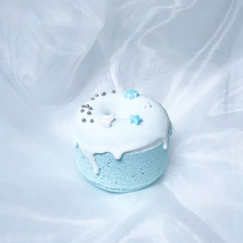 [Bubble Bath] Donut Bubble Bomb - Frozen (with ribbon gift box) - Bathroom Supplies - Plants & Flowers White