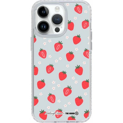 The Hood Pinkoi 旗艦店 Strawberries iPhone16 SamsungS25 氣墊標準防摔鏡面手機殼