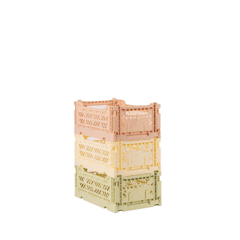 Aykasa土耳其折疊收納籃 - 經典組合 - 酸甜檸檬塔 - 收納箱/收納用品 - 塑膠 多色