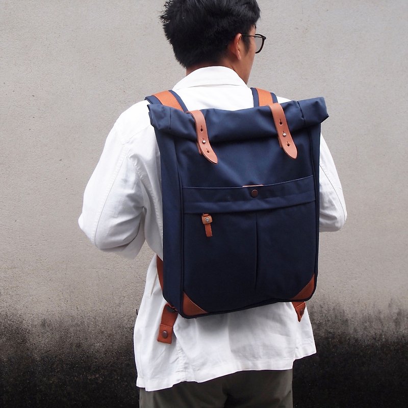 MERGE Backpack - Laptop Bag, Notebook, Sleeve, Case, Waterproof, Tote, Macbook - Laptop Bags - Waterproof Material Blue