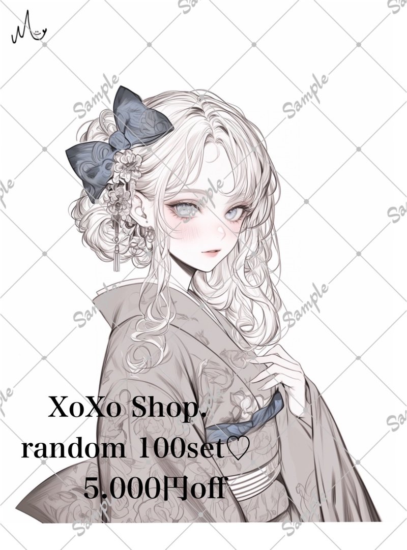 オリジナルステッカー random 100set - 貼紙 - 紙 