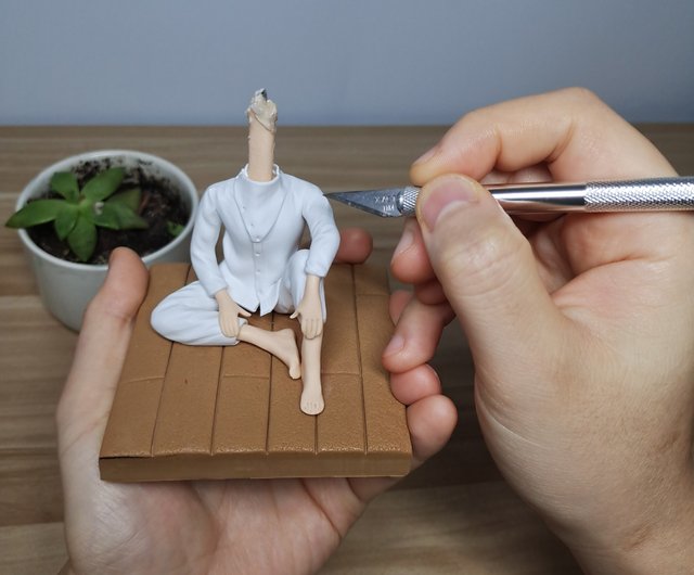 オーダーメイド】3D肖像画置物写真/記念日・誕生日プレゼントに/父母親両親/似顔絵/彼氏彼女・カップル・妻へ夫へ贈り物 - ショップ uDesign  人形・フィギュア - Pinkoi