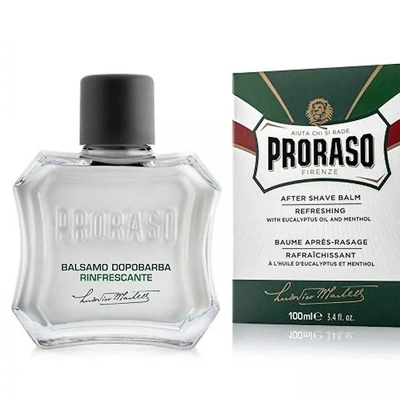 Proraso - Mint Green Label After Beard Milk / After Shave After Beard Face Care Moisturizing and Soothing - สกินแคร์ผู้ชาย - วัสดุอื่นๆ 