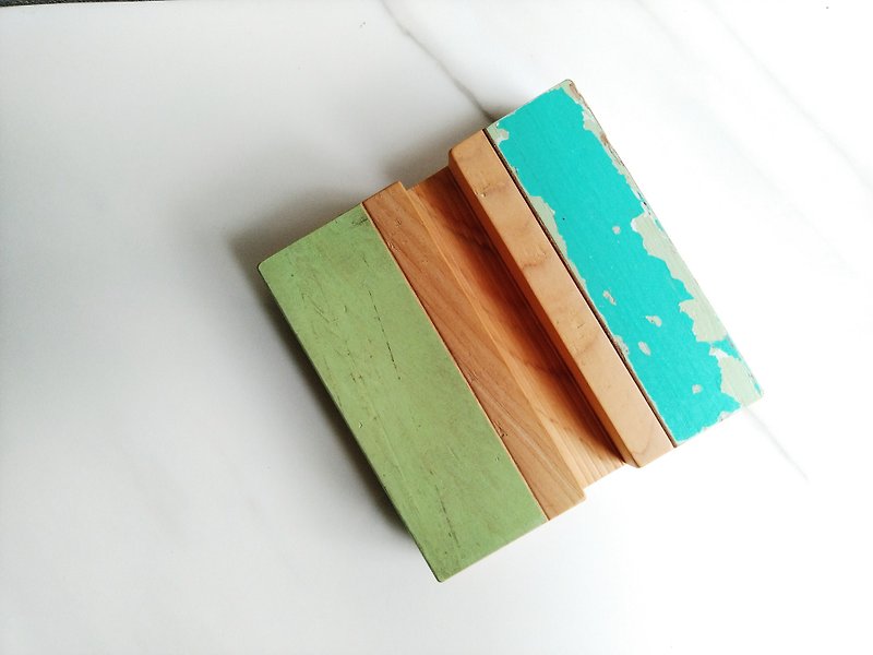 Mobile phone shelf/Business card holder - Storage - Wood Green