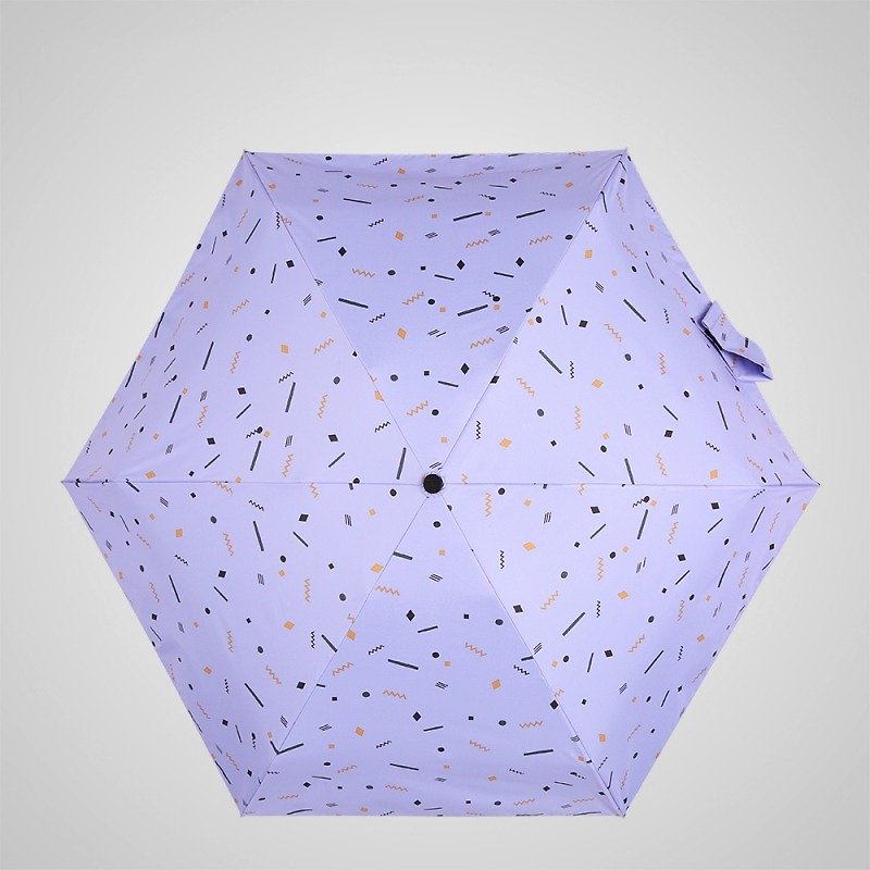 [German Kobold] Mushroom Head Series-6K Ultra Lightweight Anti-UV Half Folding Umbrella-Blue Purple - Umbrellas & Rain Gear - Other Materials 