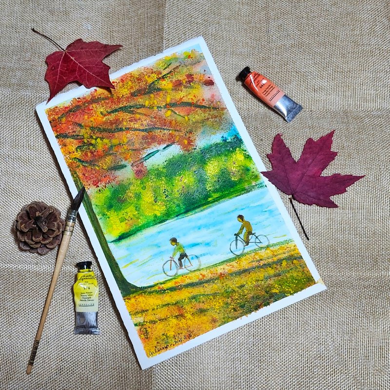 fall scrolling - อื่นๆ - กระดาษ สีเหลือง