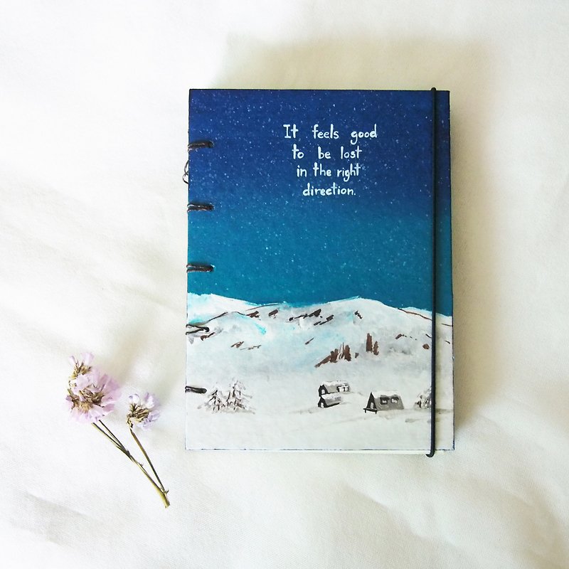 Beautiful Nature.Notebook Handmadenotebook Diary 筆記本 journal - 筆記簿/手帳 - 紙 白色