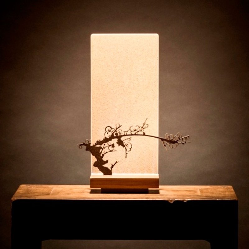 Xcellent 東方文華 畫系列 - 迎客松 - 燈具/燈飾 - 木頭 咖啡色