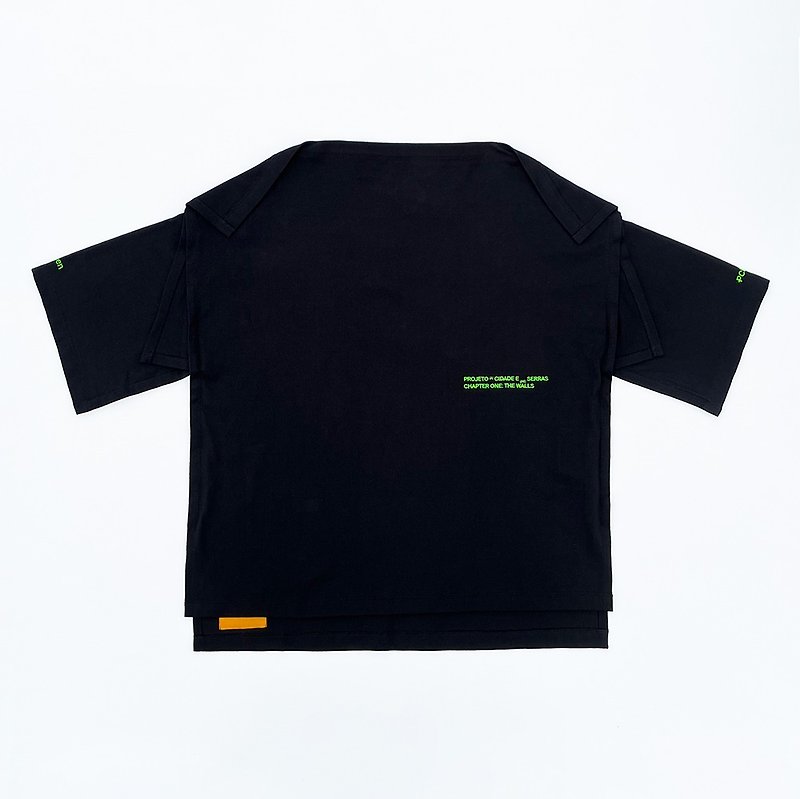 nuGen x PCES The Square Tee Zero Waste T-Shirt Black - Men's T-Shirts & Tops - Cotton & Hemp Black