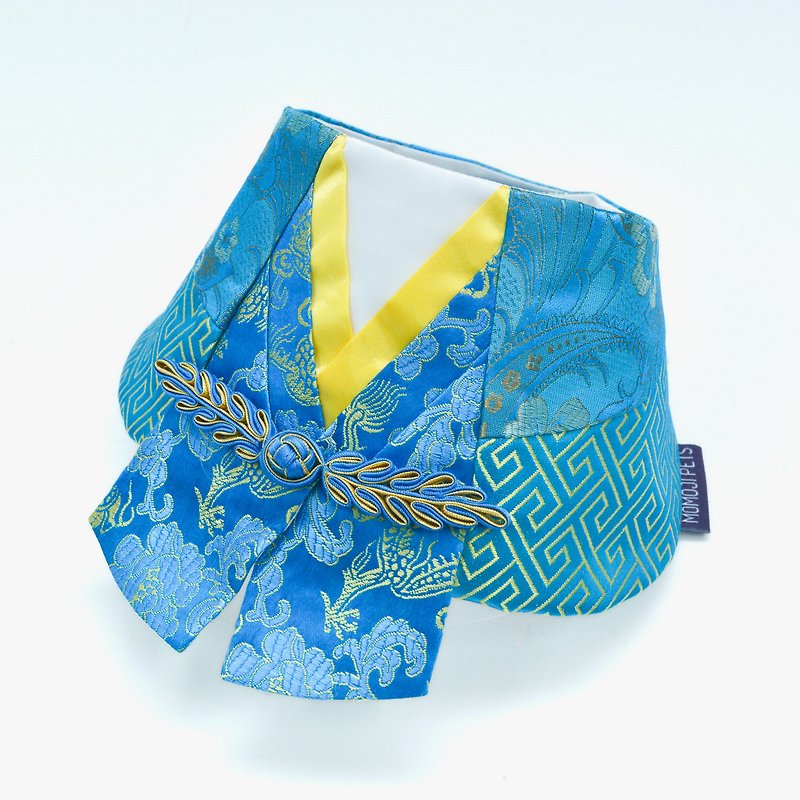 【MOMOJI】Pet Bib | Han Costume Collection | Vermillion - Clothing & Accessories - Polyester Multicolor