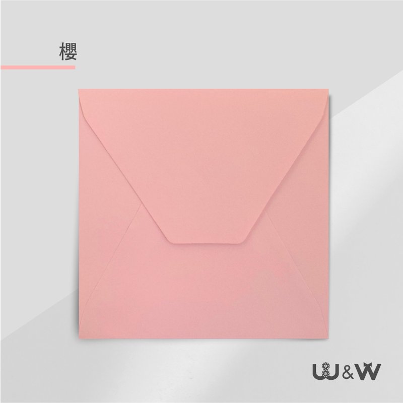 W&W Wedding Card Feast-Envelope C Style-Sakura Color - ซองจดหมาย - กระดาษ 