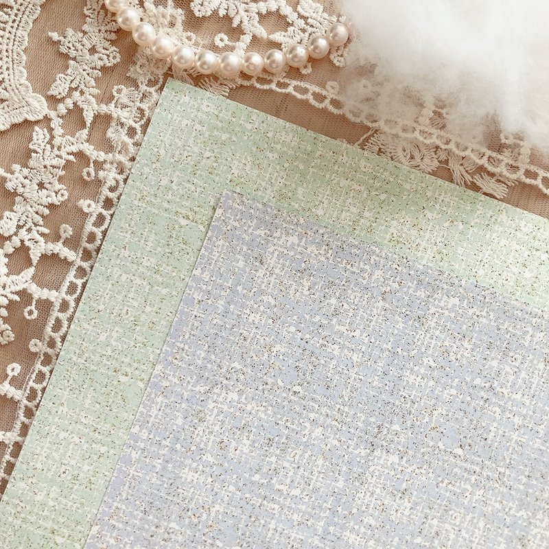 Glitter tweed blue, green - Storage & Gift Boxes - Paper Blue