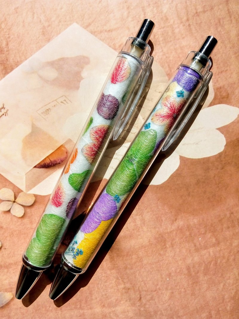 Pressed flowers Ballpoint pen, Best for gift - Ballpoint & Gel Pens - Other Materials Multicolor