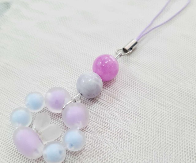 20MM beads phone chain。Customer-made color design - Shop 2703 Other - Pinkoi