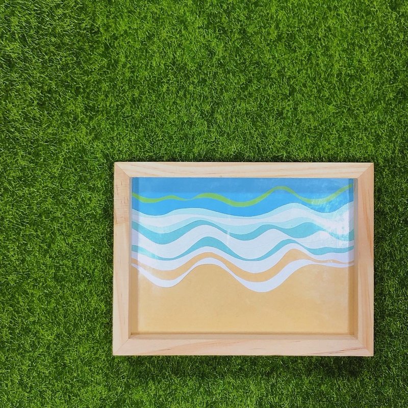 海 Sea  編號S002 - 剪影男紙系列 紙張創作藝術擺設 - 擺飾/家飾品 - 紙 