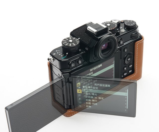 Nikon Zfc用 ハンドグリップレザーカメラボトムケース - ショップ