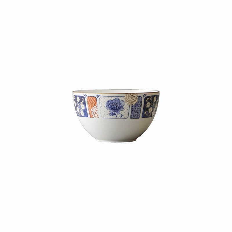 日本NARUMI 伊萬里骨瓷湯碗/丼飯碗-13cm - 其他杯子 - 瓷 藍色