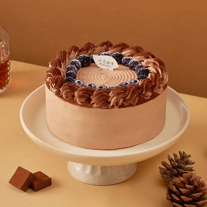[Nanmi Sakurado] Tipsy Fenghua - Rum Raw Chocolate Cake (6 inches) - Cake & Desserts - Fresh Ingredients 
