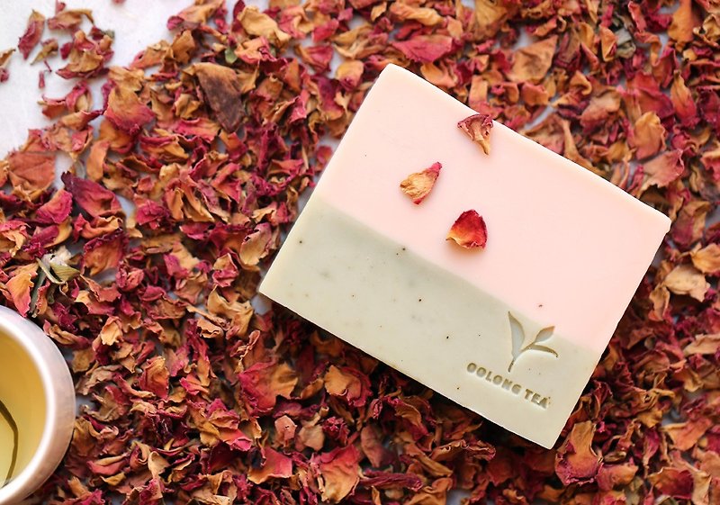 Rose Oolong Tea Soap - สบู่ - พืช/ดอกไม้ สึชมพู